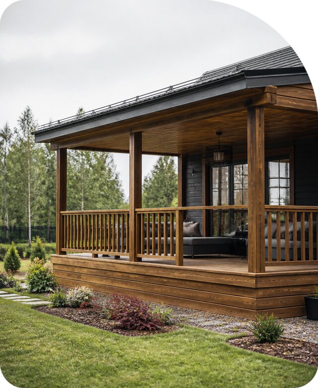 Терраса для дачи в Калуге под ключ от 45513 р. | РадиДОМА-Клг